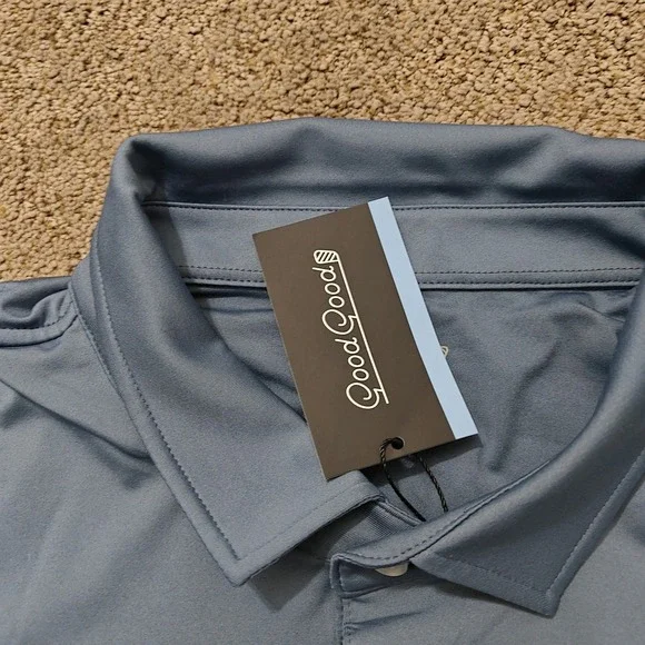 Good Good Golf x GMC Polo Shirt 2XL Blue Great American Golf Adventure Limited - Picture 7 of 11